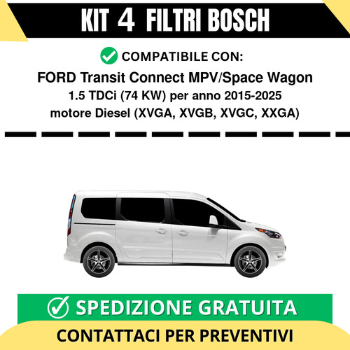 Kit filtri bosch ford - 4,
