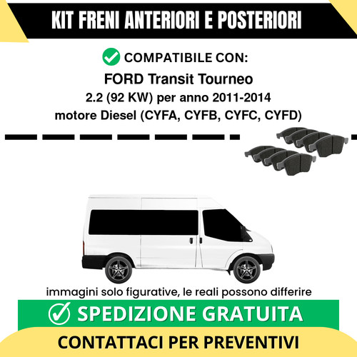 Pastiglie freno ant post - freno,